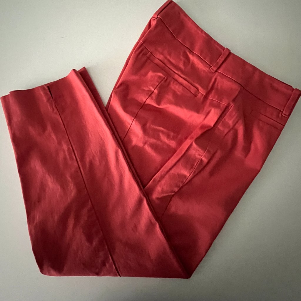 Ann Taylor Red Kate Fit Pants Size 6
